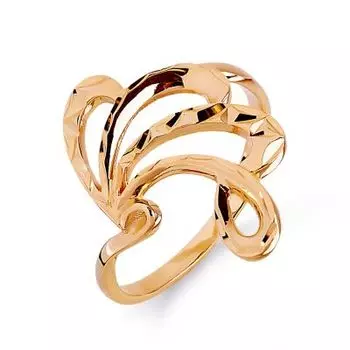 Кольцо из красного золота Линии Любви