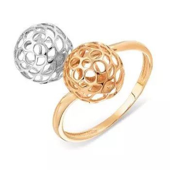 Кольцо из красного золота Линии Любви