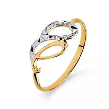 Кольцо из красного золота Линии Любви