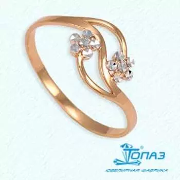 Кольцо из красного золота Линии Любви