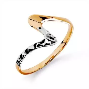 Кольцо из красного золота Линии Любви