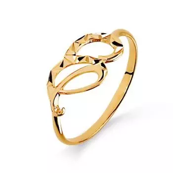 Кольцо из красного золота Линии Любви