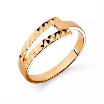 Кольцо из красного золота Линии Любви