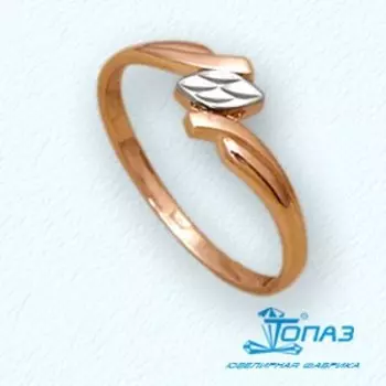 Кольцо из красного золота Линии Любви