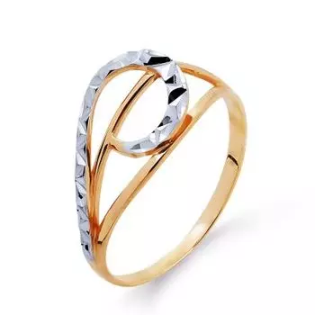 Кольцо из красного золота Линии Любви