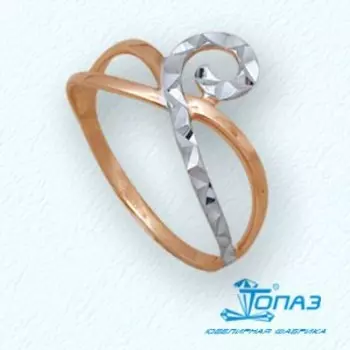 Кольцо из красного золота Линии Любви