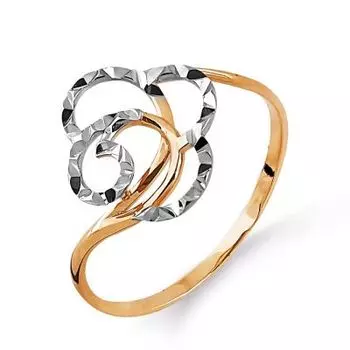 Кольцо из красного золота Линии Любви