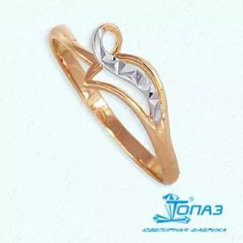 Кольцо из красного золота Линии Любви