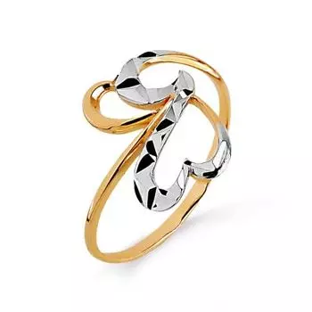 Кольцо из красного золота Линии Любви