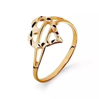 Кольцо из красного золота Линии Любви