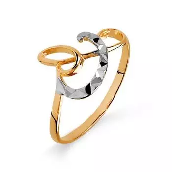 Кольцо из красного золота Линии Любви