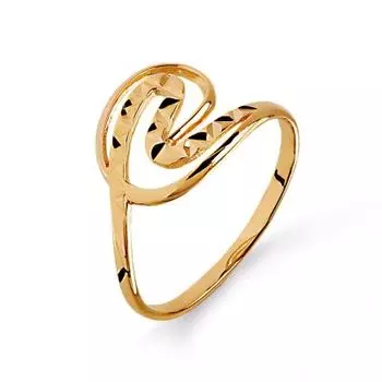 Кольцо из красного золота Линии Любви