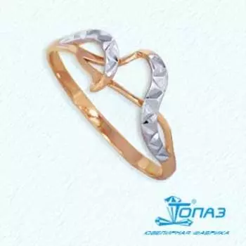 Кольцо из красного золота Линии Любви