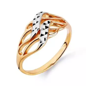 Кольцо из красного золота Линии Любви