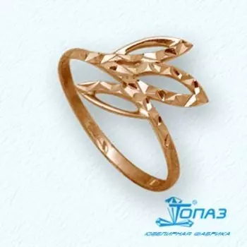 Кольцо из красного золота Линии Любви