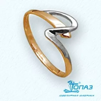 Кольцо из красного золота Линии Любви