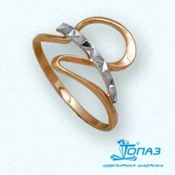 Кольцо из красного золота Линии Любви