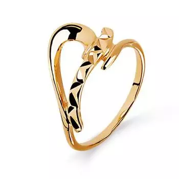 Кольцо из красного золота Линии Любви