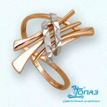 Кольцо из красного золота Линии Любви