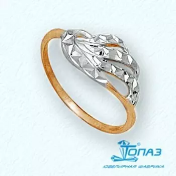 Кольцо из красного золота Линии Любви