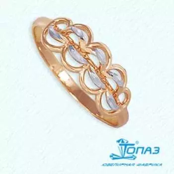 Кольцо из красного золота Линии Любви