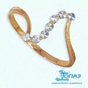 Кольцо из красного золота Линии Любви