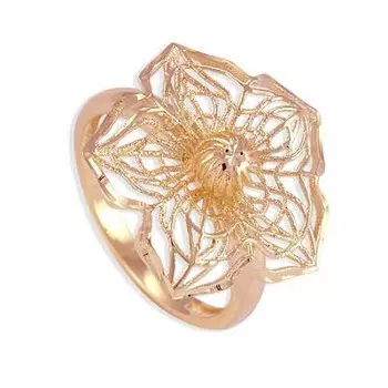 Кольцо из красного золота Линии Любви