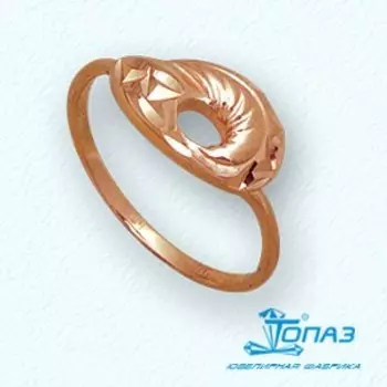 Кольцо из красного золота Линии Любви