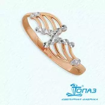 Кольцо из красного золота Линии Любви