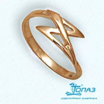 Кольцо из красного золота Линии Любви