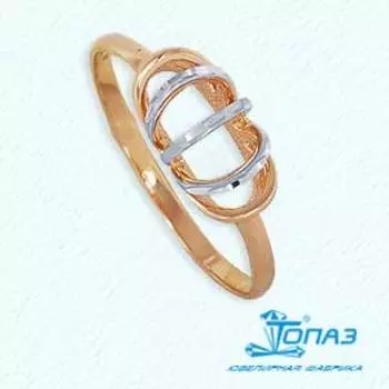 Кольцо из красного золота Линии Любви