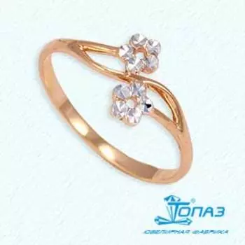 Кольцо из красного золота Линии Любви