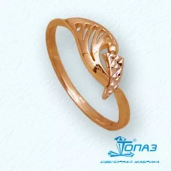 Кольцо из красного золота Линии Любви