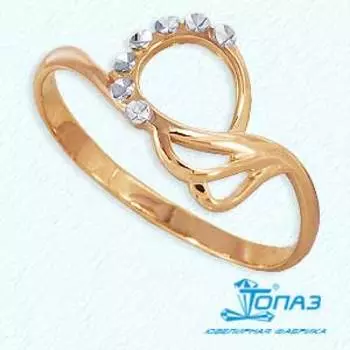 Кольцо из красного золота Линии Любви