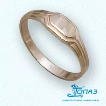 Кольцо из красного золота Линии Любви