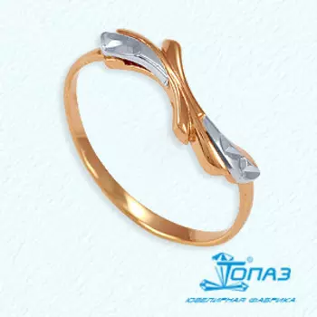 Кольцо из красного золота Линии Любви