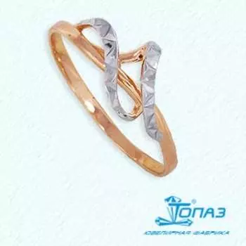 Кольцо из красного золота Линии Любви