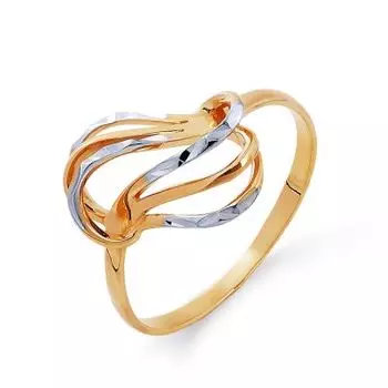 Кольцо из красного золота Линии Любви