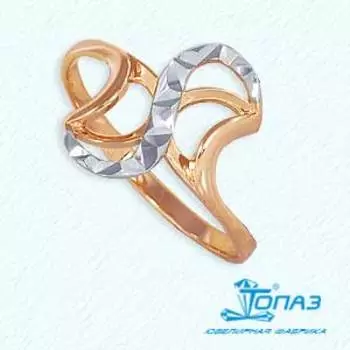 Кольцо из красного золота Линии Любви