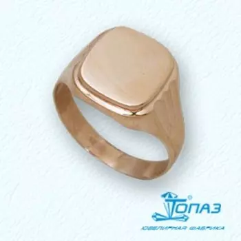 Кольцо из красного золота Линии Любви