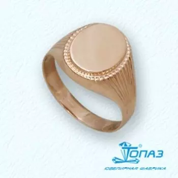 Кольцо из красного золота Линии Любви