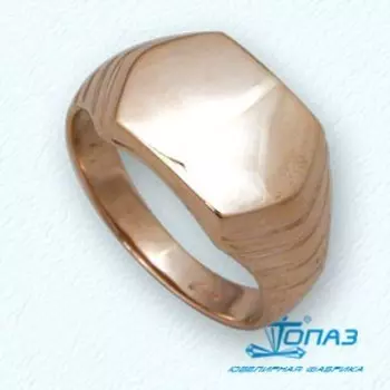 Кольцо из красного золота Линии Любви