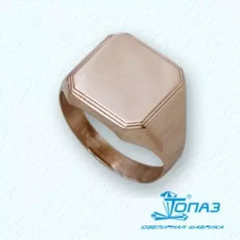 Кольцо из красного золота Линии Любви