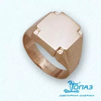 Кольцо из красного золота Линии Любви