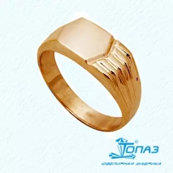 Кольцо из красного золота Линии Любви