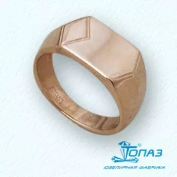 Кольцо из красного золота Линии Любви
