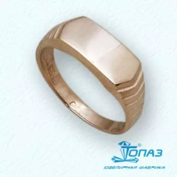 Кольцо из красного золота Линии Любви