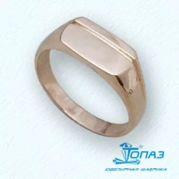 Кольцо из красного золота Линии Любви