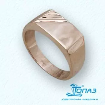 Кольцо из красного золота Линии Любви