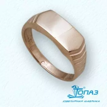 Кольцо из красного золота Линии Любви